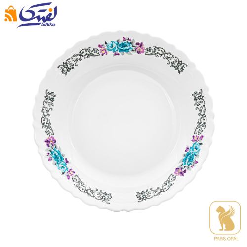 قیمت دیس گود 1030 پارس اپال طرح نلی آبی کد 180