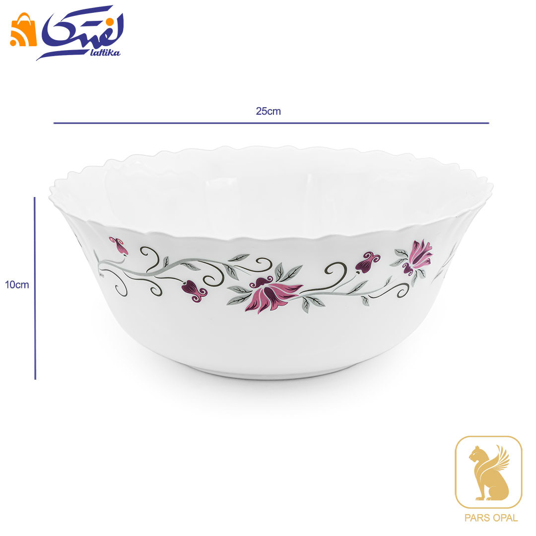 قیمت سالاد خوری 240 پارس اپال طرح لیندا کد 124