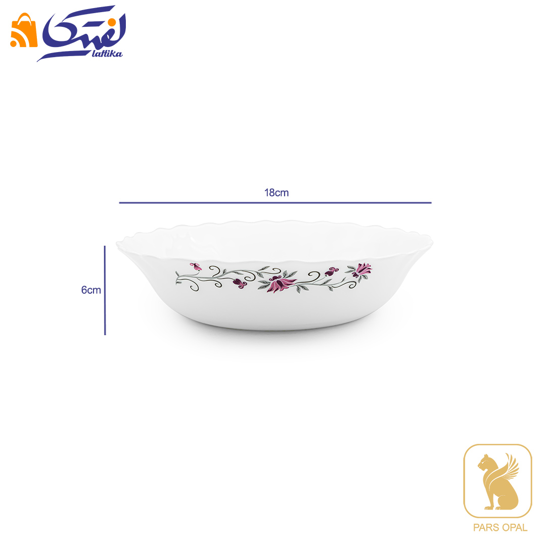 قیمت کاسه 780 پارس اپال طرح لیندا کد 124