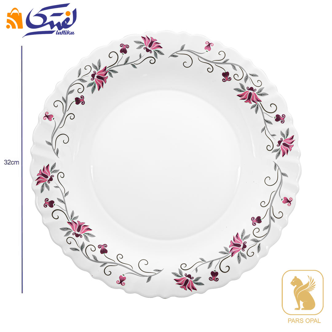 قیمت دیس گرد 1020 پارس اپال طرح لیندا 124
