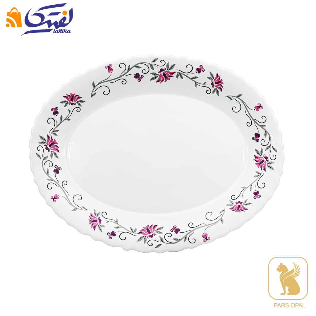 دیس بیضی 1010 پارس اپال طرح لیندا کد 124