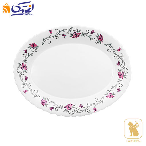 دیس بیضی 1010 پارس اپال طرح لیندا کد 124