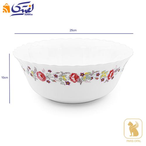 قیمت سالاد خوری 240 پارس اپال طرح دنیز کد 230