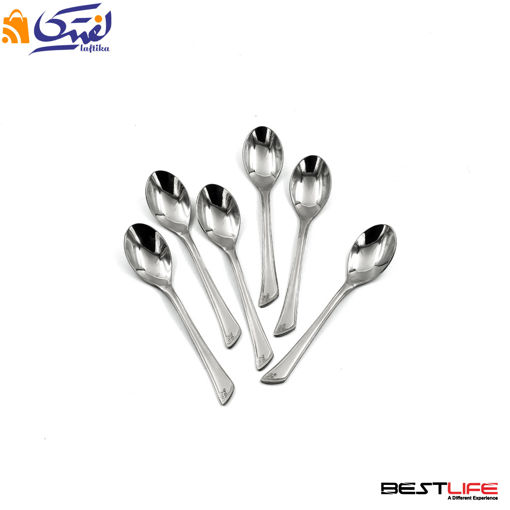 قاشق چای خوری 6 عددی بست لایف مدل 330MS