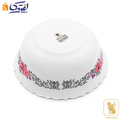 سالاد خوری 240 پارس اپال طرح نلی صورتی کد 181