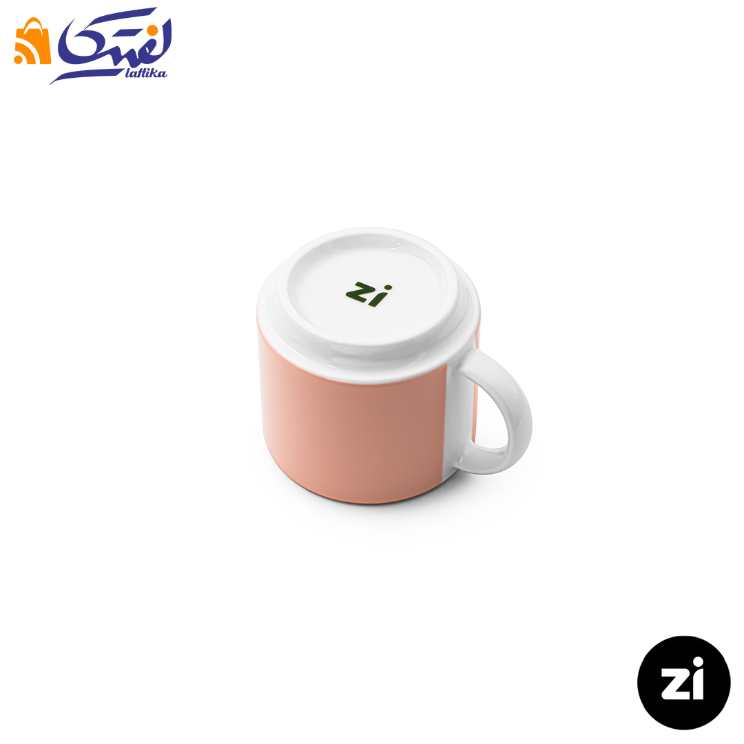 قیمت فنجان قهوه خوری چینی زرین Zi فرم اس 6 پاستل گلبهی