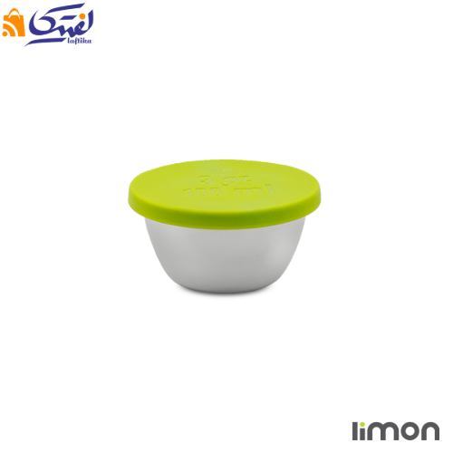 ست سه عددی پیاله استیل 100میلی لیتر دربدار لیمون