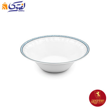 پیاله شهرزاد چینی زرین طرح وایت رز سایز 18