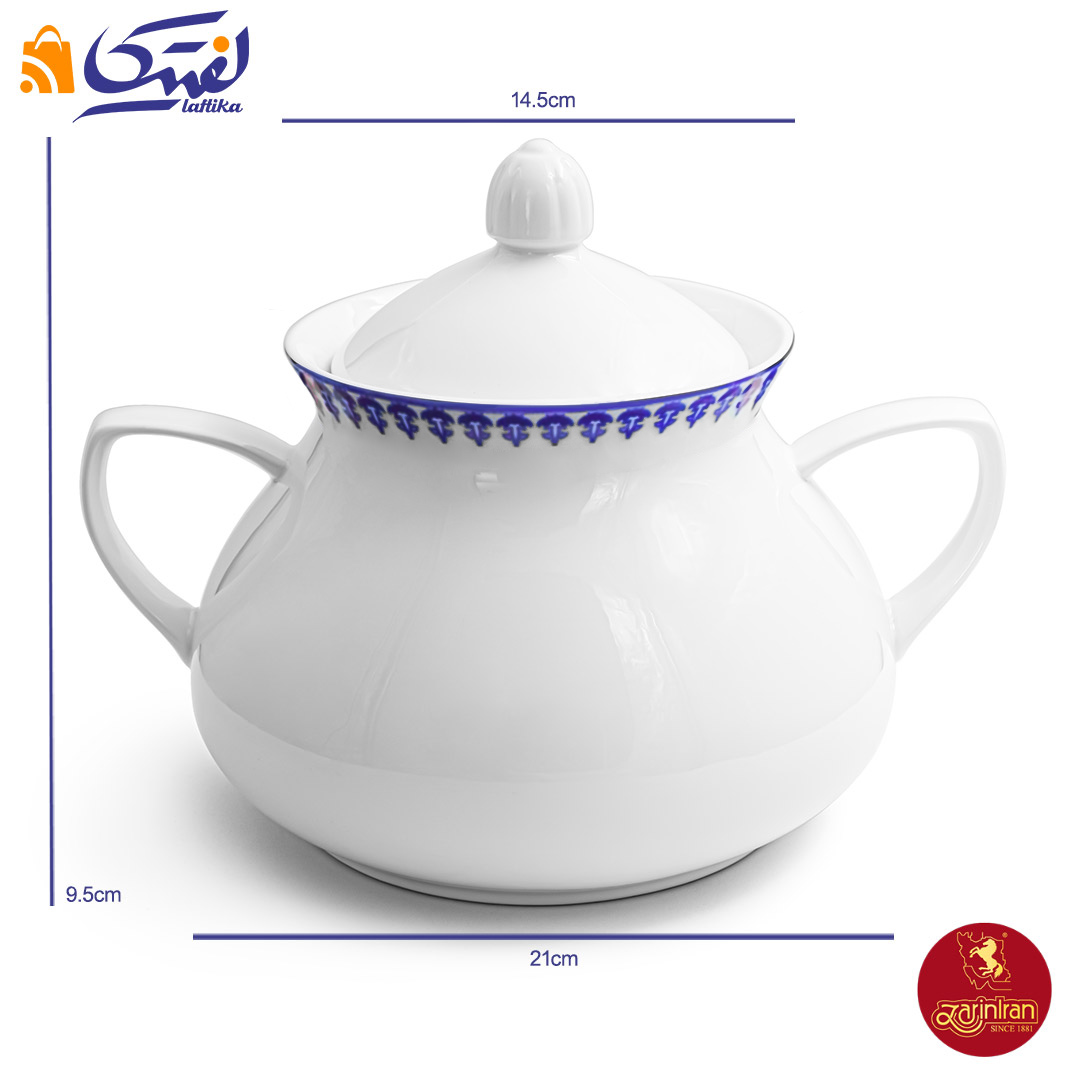 قیمت سوپ خوری چینی زرین شهرزاد طرح سمرقند