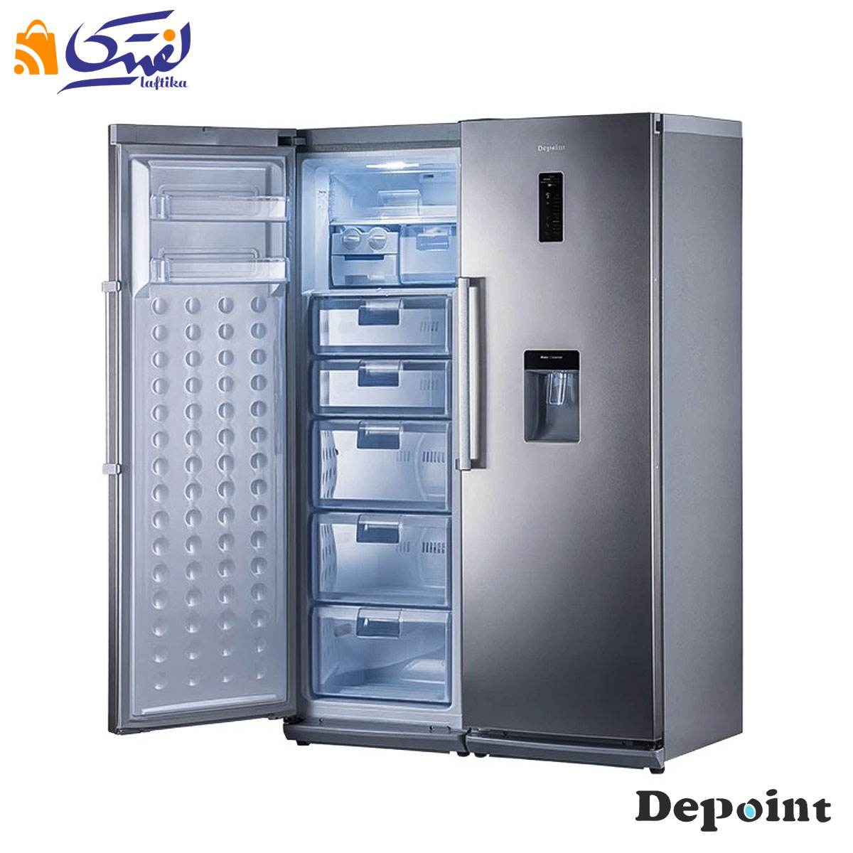 یخچال فریزر دوقلو D5e دیپوینت با فضای کافی