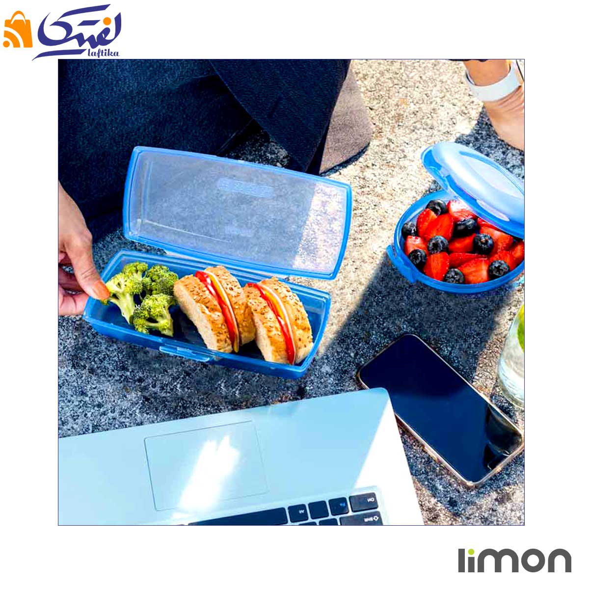 ظرف ساندویچ لیمون