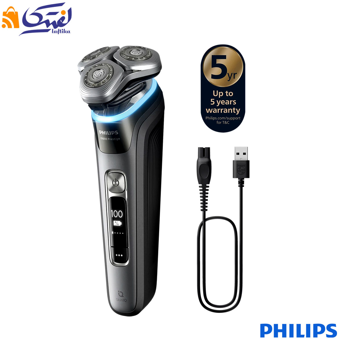 ماشین ریش تراش فیلیپس ضد آب با طراحی کاربردی و مدرن