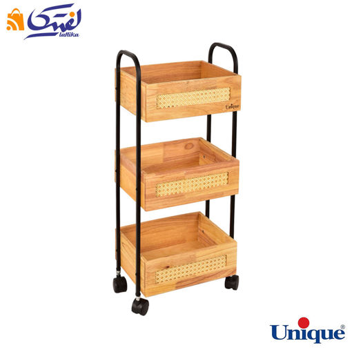 سبد سیب زمینی و پیاز یونیک 3 طبقه حصیری UN-2967