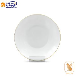 بشقاب گود لب طلا پارس اپال کد 225