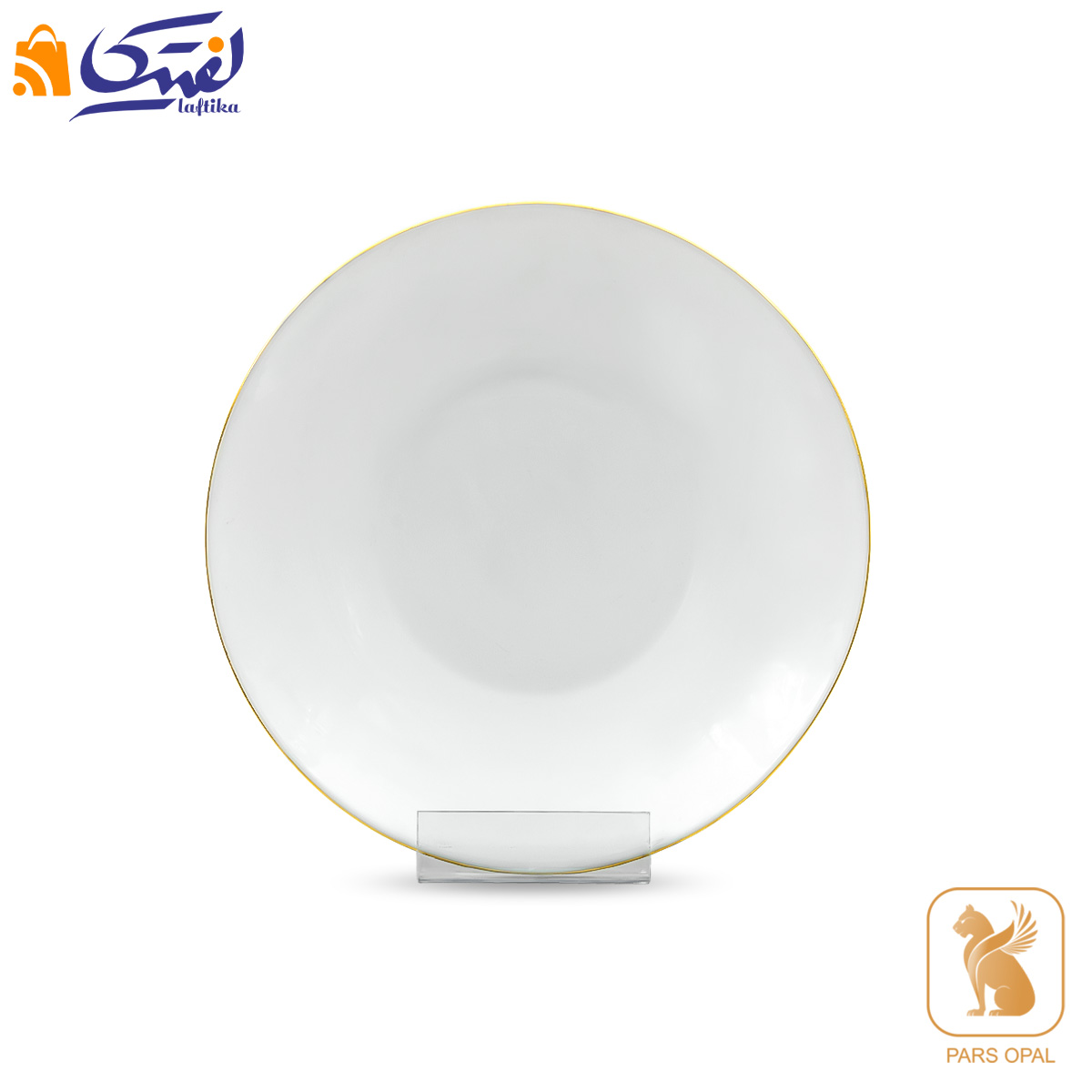 بشقاب گود لب طلا پارس اپال کد 225