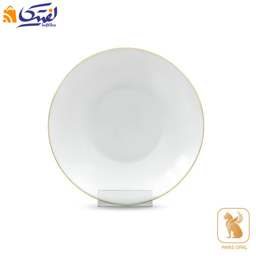 بشقاب گود لب طلا پارس اپال کد 225