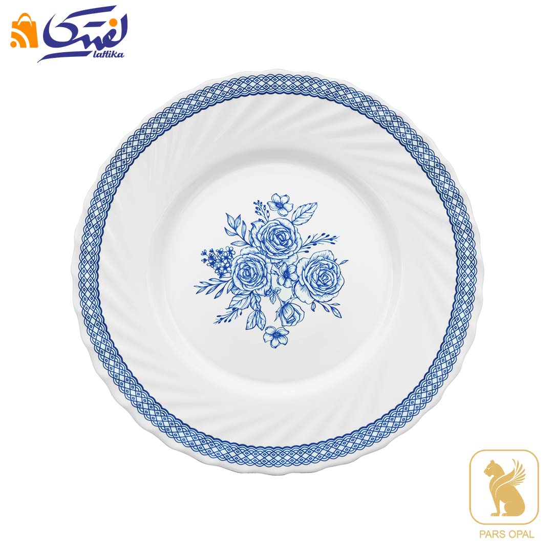 بشقاب تخت 250 آوان پارس اپال کد 144