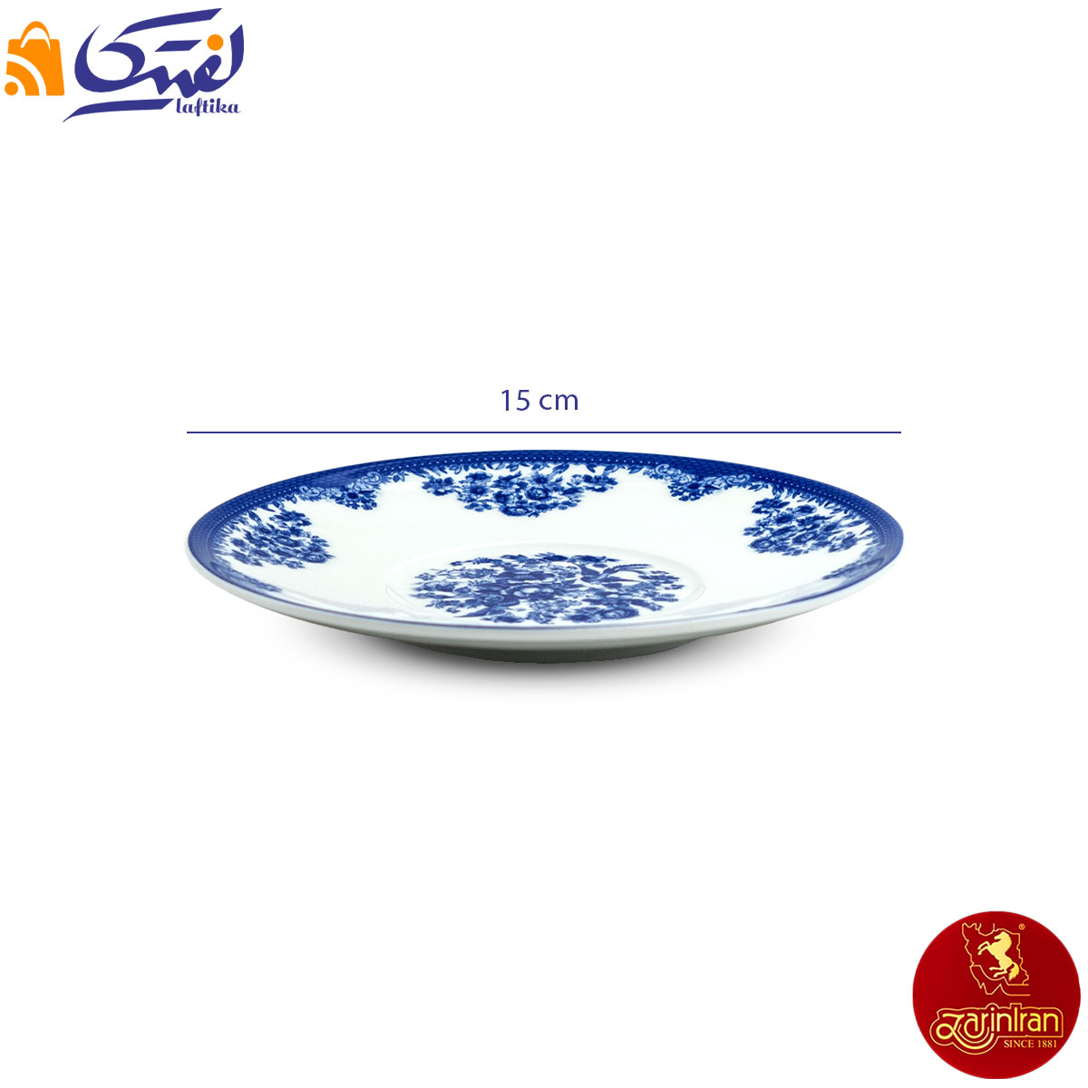 نعلبکی چینی زرین ایتالیا اف