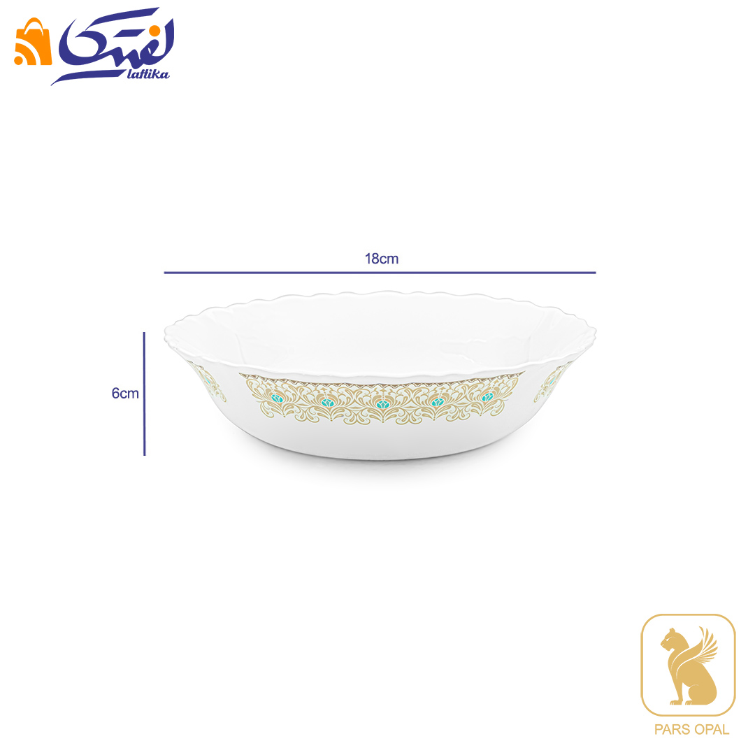 خرید کاسه پارس اپال 780 طرح آنیتا کد 148