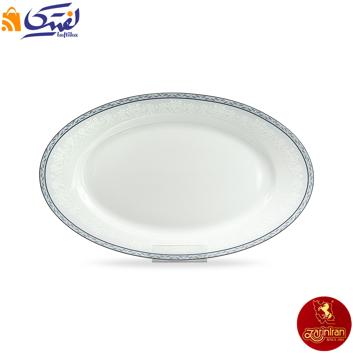 دیس چینی زرین شهرزاد وایت رز سایز 38