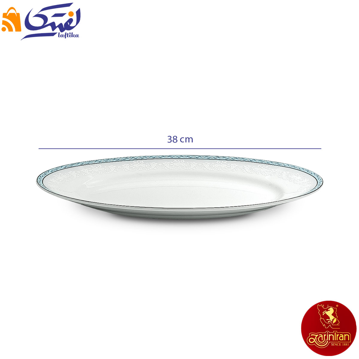 دیس چینی زرین شهرزاد وایت رز