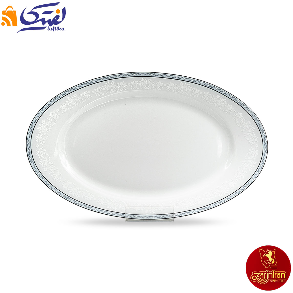 دیس چینی زرین شهرزاد وایت رز سایز 42