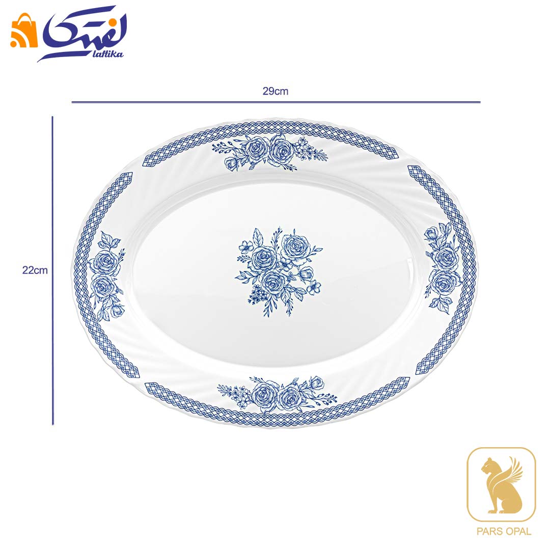 قیمت دیس بیضی 1050 آوان پارس اپال کد 144