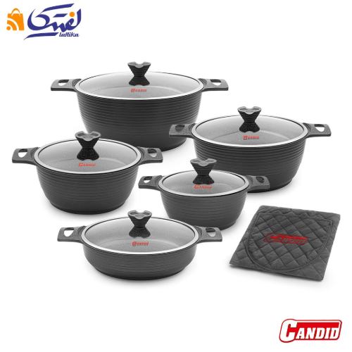 سرویس قابلمه 10 پارچه کاندید با طراحی مدرن و کاربردی