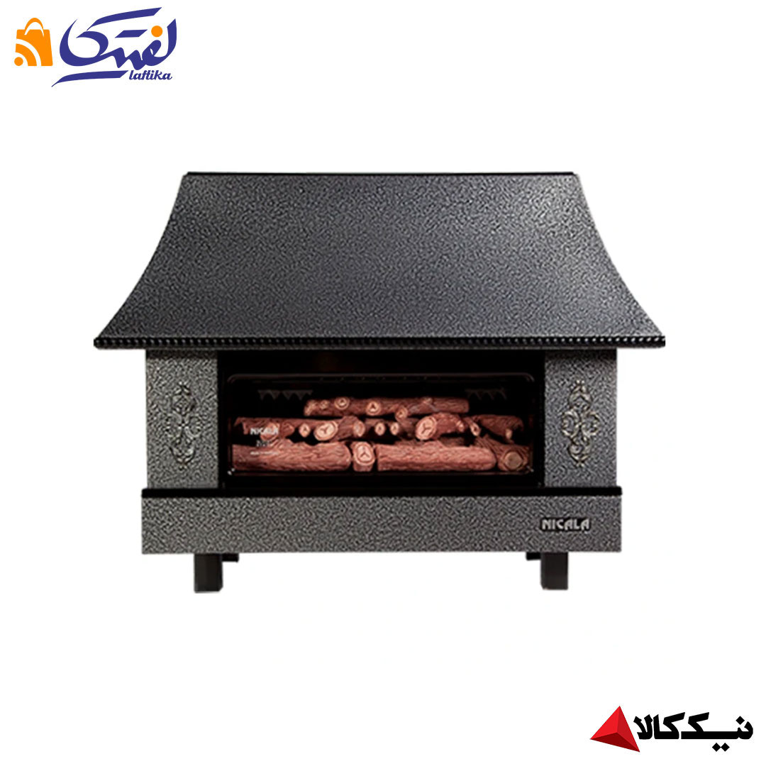 بخاری گازی شومینه ای نیک کالا مدل سیمین با ضمانت کالا