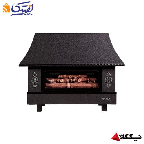 بخاری گازی شومینه ای نیک کالا مدل نفیس MC30