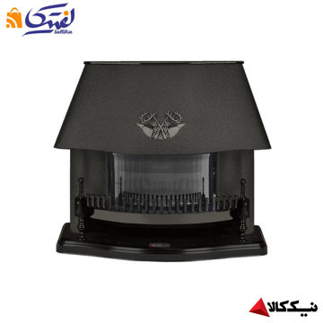 بخاری گازی شومینه ای نیک کالا مدل قوسی مدرن مناسب مصارف خانگی