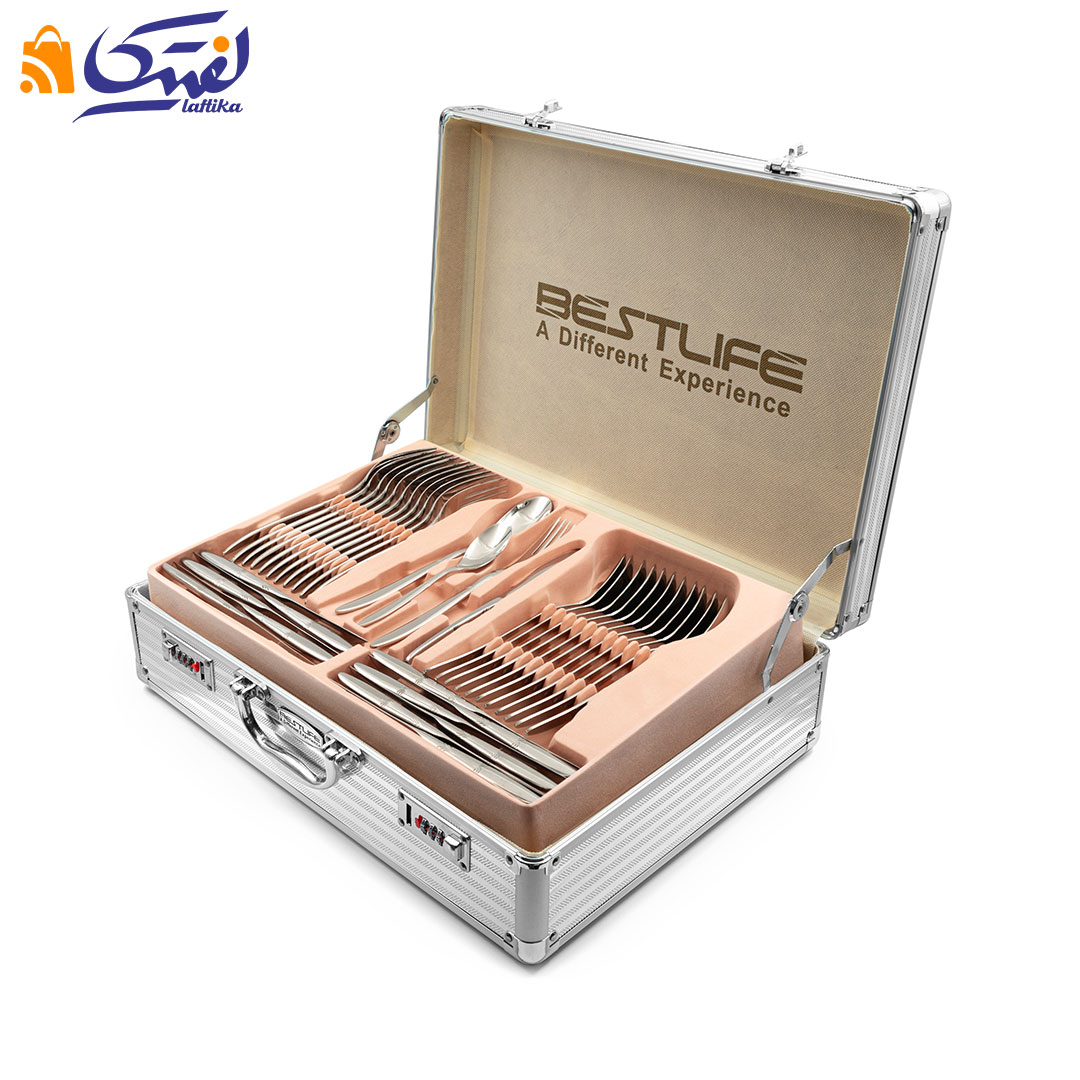 خرید سرویس قاشق و چنگال 143 پارچه بست لایف مدل 219M