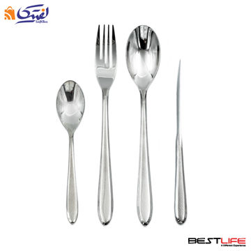 سرویس قاشق و چنگال 143 پارچه بست لایف مدل 202ML