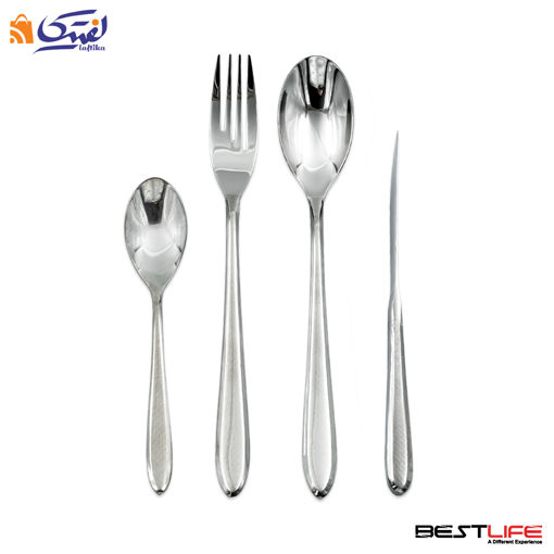 سرویس قاشق و چنگال 143 پارچه بست لایف 24 نفره مدل 202ML