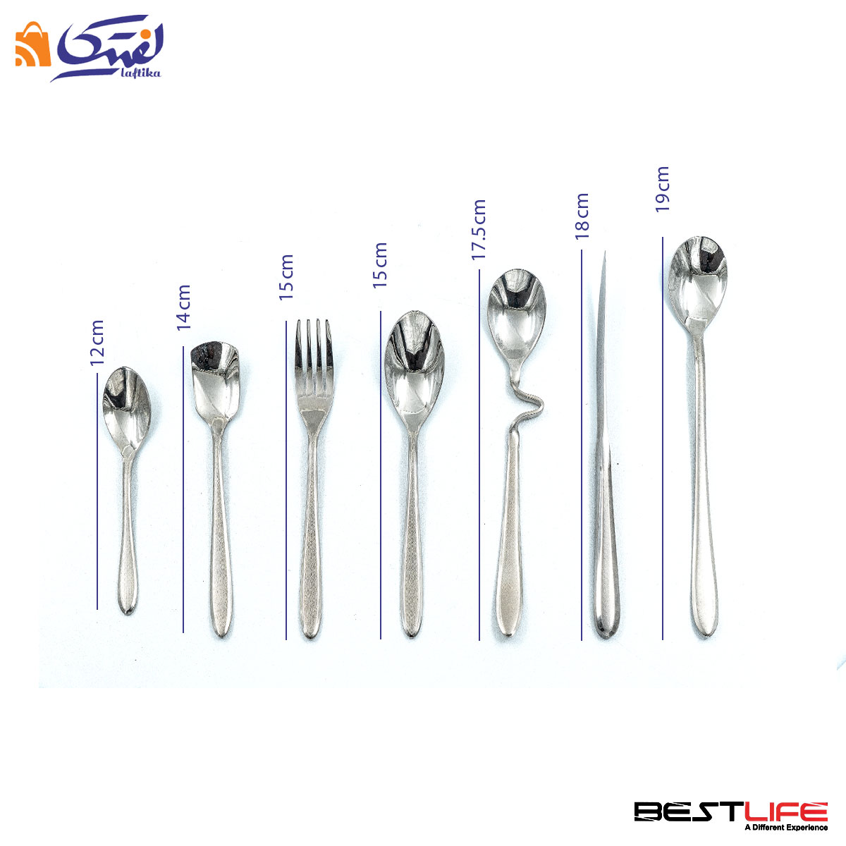 قاشق و چنگال 143 پارچه بست لایف