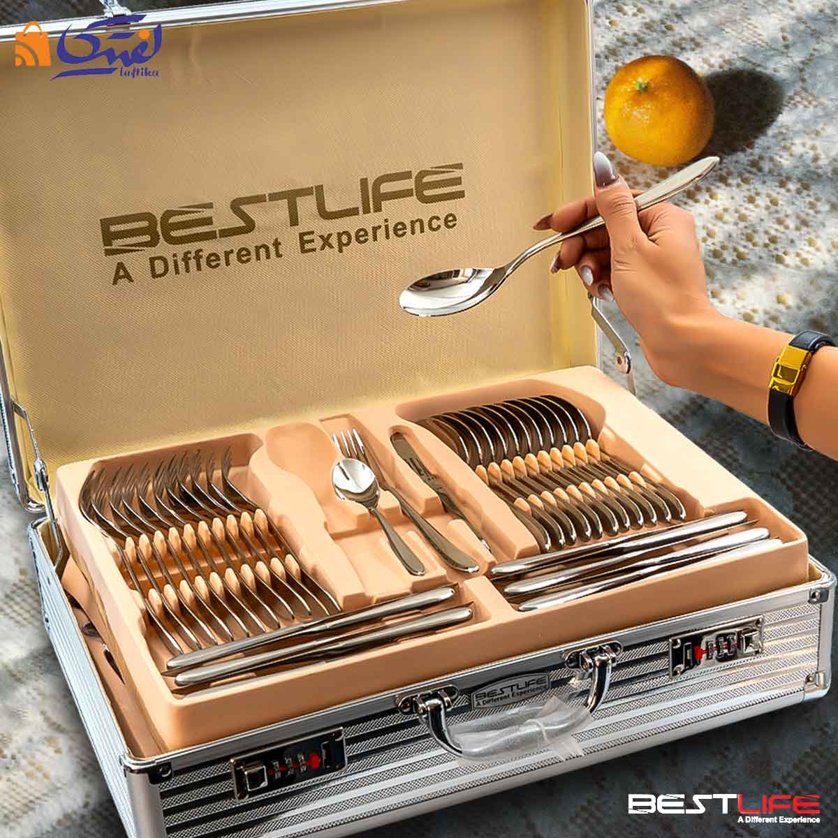 سرویس قاشق و چنگال چمدانی  بست لایف