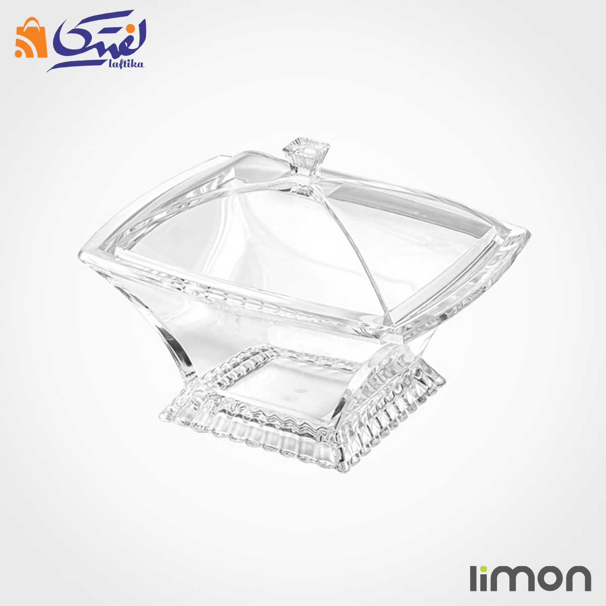 قندان اکرولیک شفاف لیمون 2460