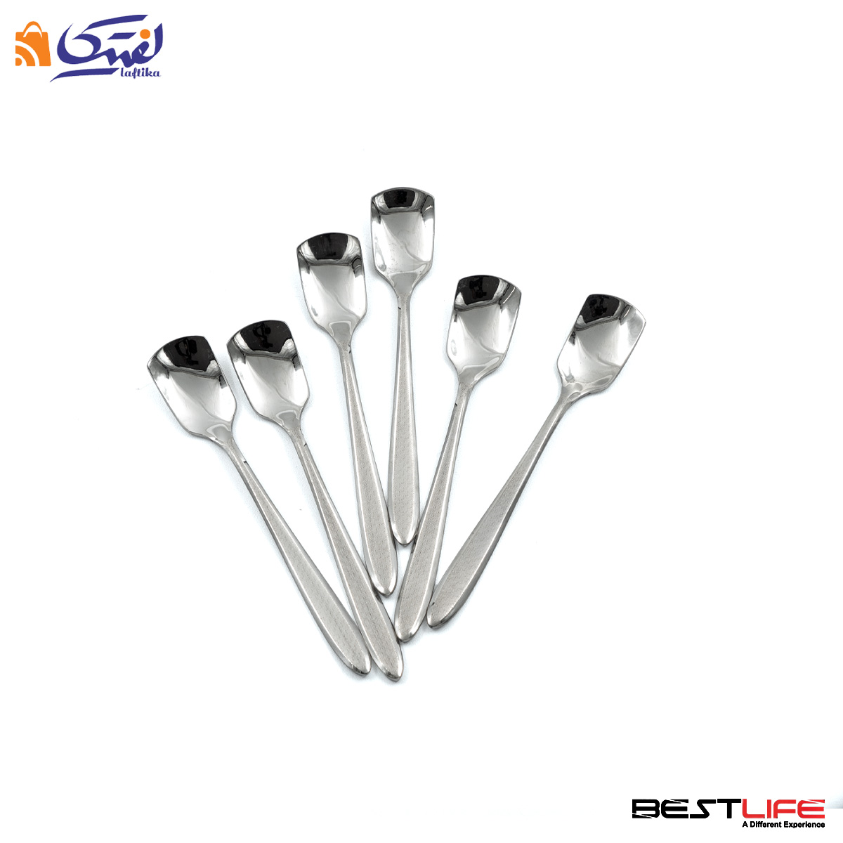 قاشق بستنی خوری 6 عددی بست لایف مدل 202ML