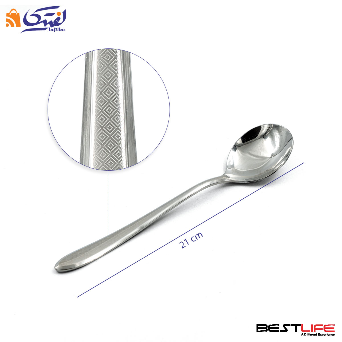 قاشق سوپ خوری 6 عددی بست لایف