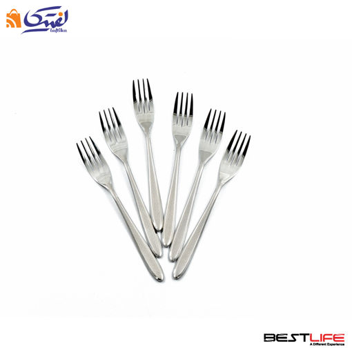 چنگال میوه خوری 6 عددی بست لایف مدل 202ML