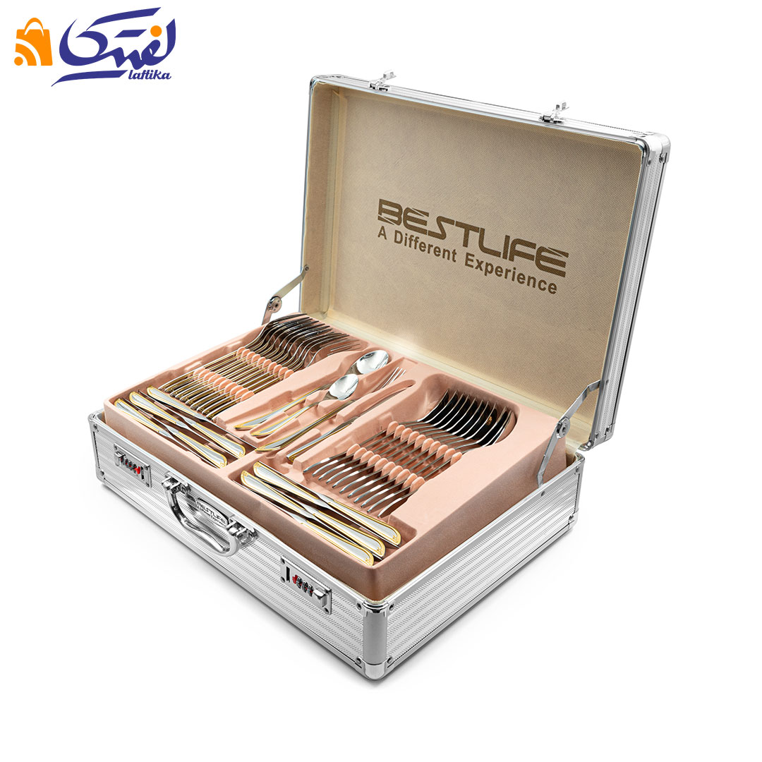 خرید سرویس قاشق و چنگال 143 پارچه بست لایف مدل 330SG