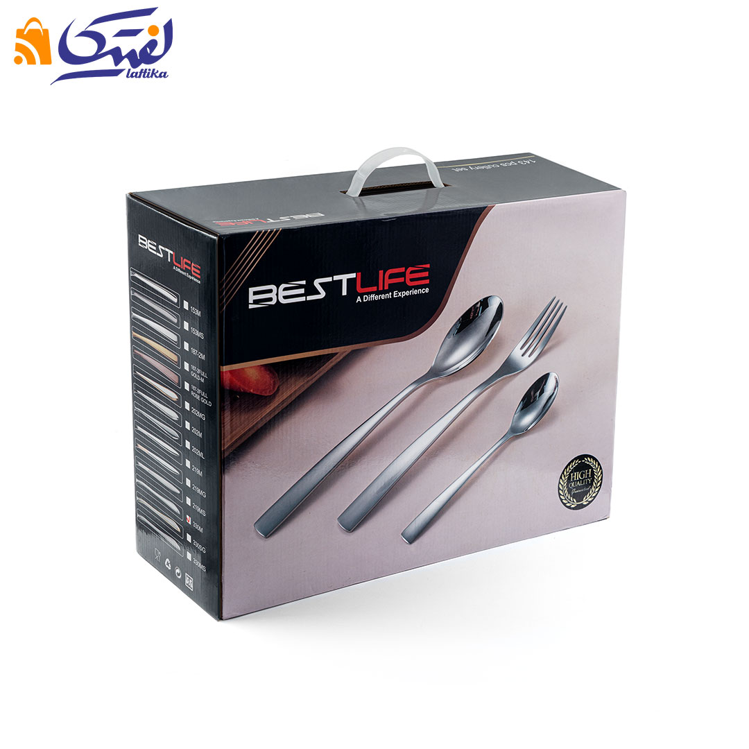 سرویس قاشق و چنگال استیل بست لایف