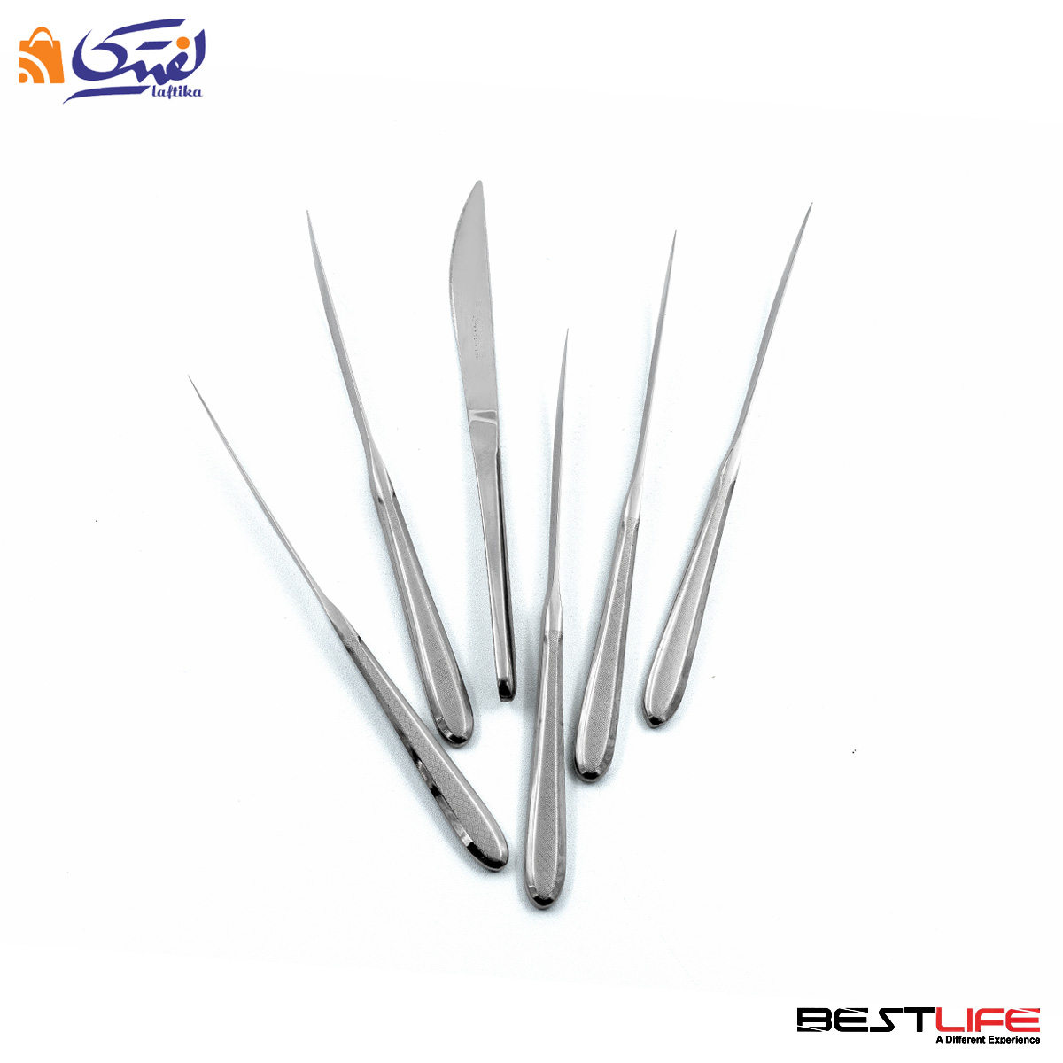 چاقو میوه خوری 6 عددی بست لایف مدل 202ML