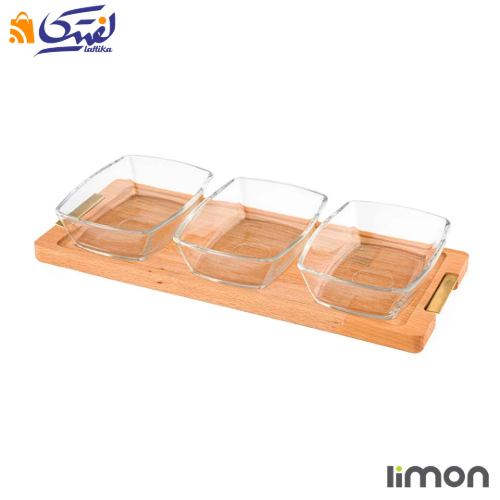 اردورخوری چوبی کوچک لیمون 3 خانه 2245