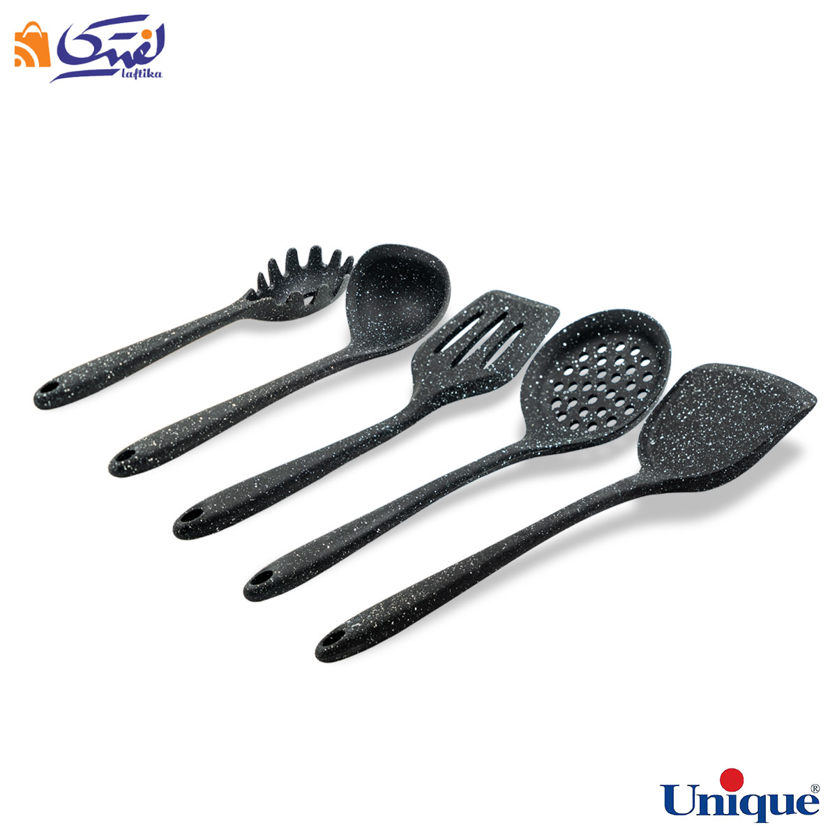 سرویس کفگیر و ملاقه سیلکونی بزرگ یونیک UN-1111