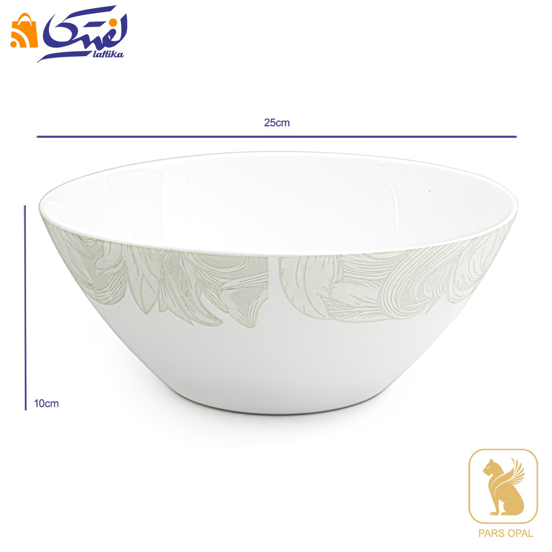 اقلام سرویس 28 پارچه ارکوپال 6 نفره پارس اپال کد 502