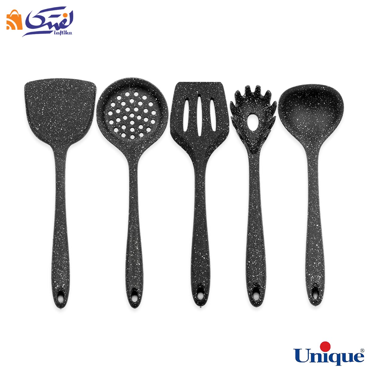 سرویس کفگیر و ملاقه سیلکونی بزرگ یونیک UN-1111