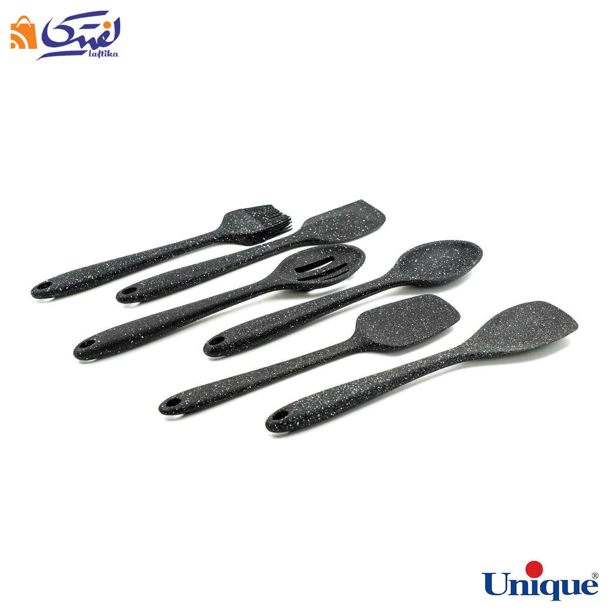 سرویس کفگیر و ملاقه سیلکونی متوسط یونیک