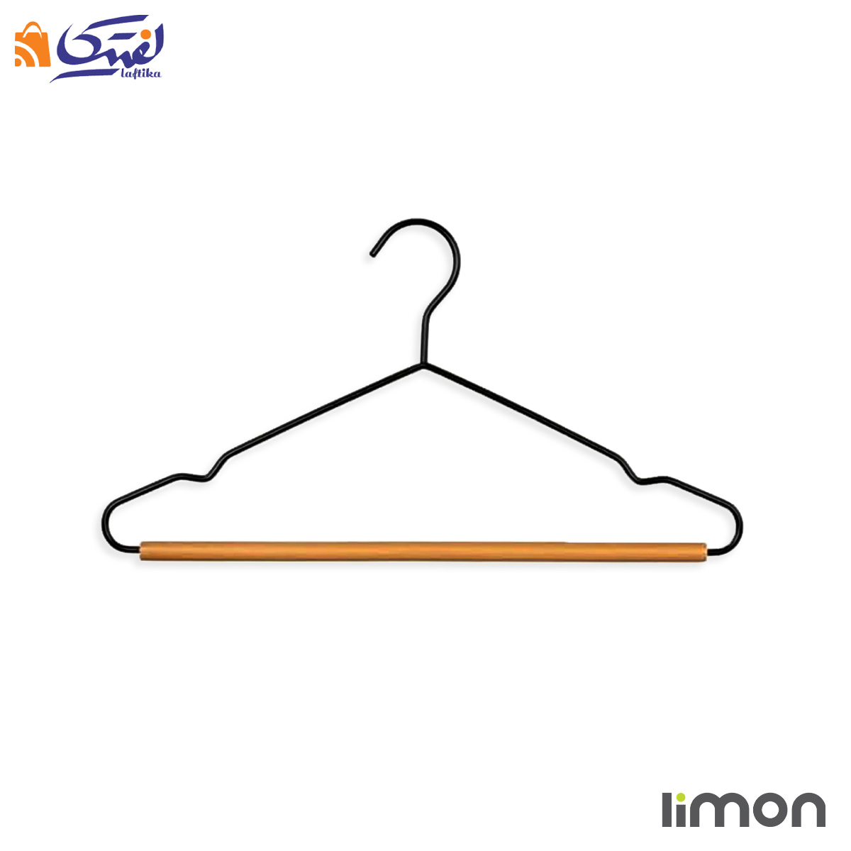 رخت آویز فلزی چوبی لیمون 2414 ست 3 عددی