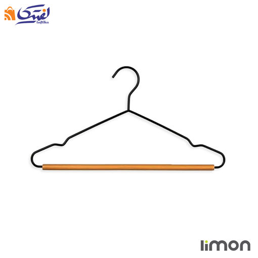رخت آویز فلزی چوبی لیمون 2414 ست 3 عددی
